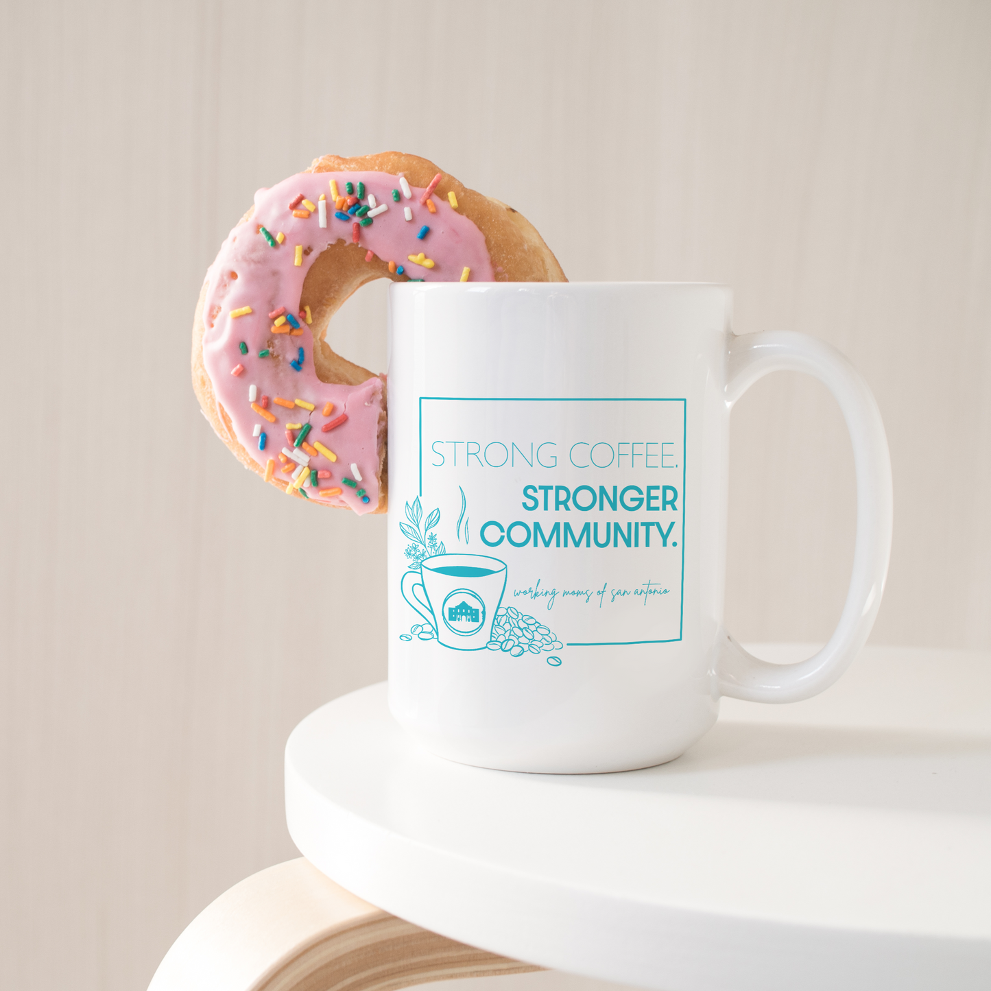 Strong Coffee Stronger Community Mug