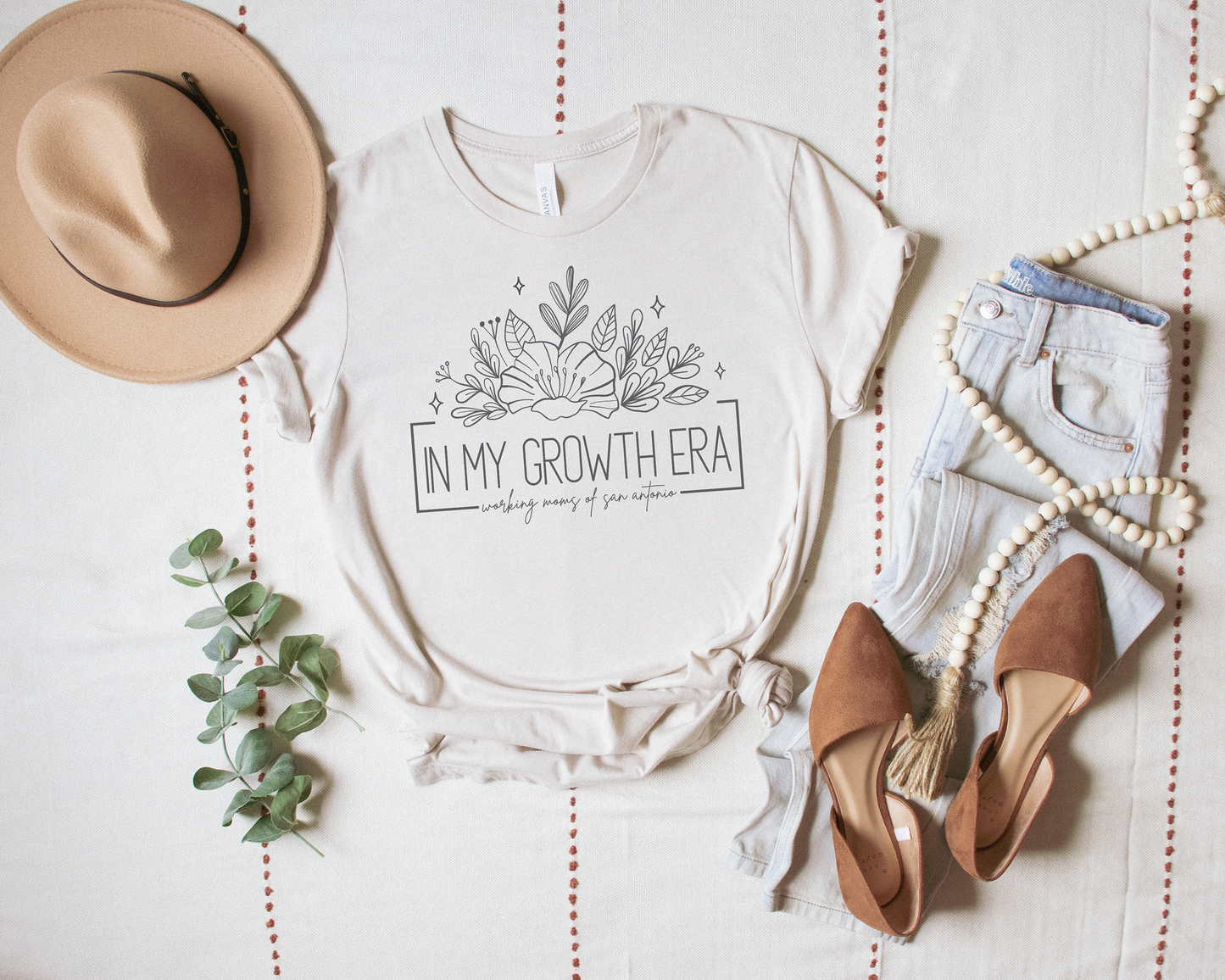In My Growth Era Tee (Heather Athletic, Heather Dust, Heather Dusty Blue)